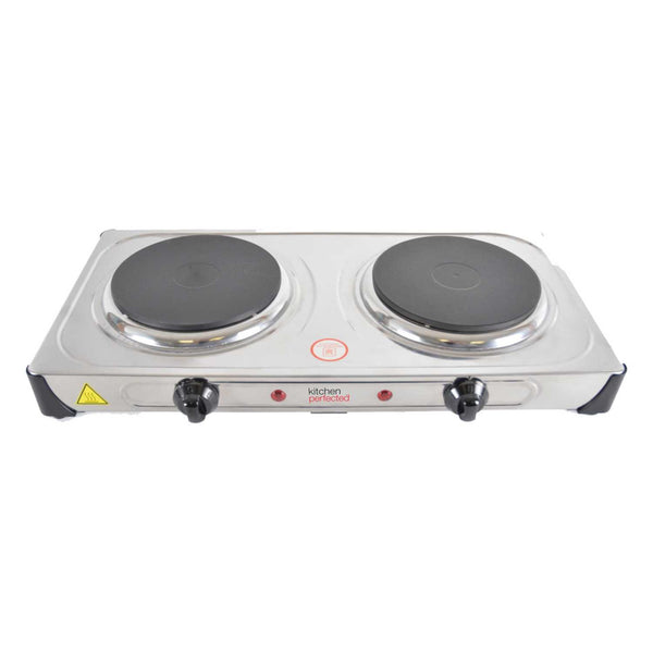 2000W Double Hotplate Stainless Steel