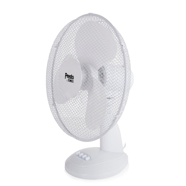 Presto 16 Inch Desk Fan White