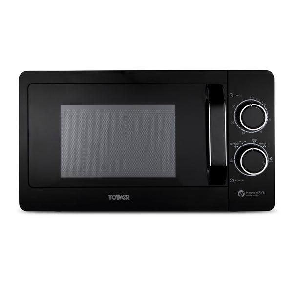 20L 800W Manual Microwave Black