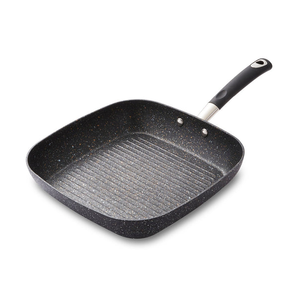 Precision 28cm Non-Stick Grill Pan Black