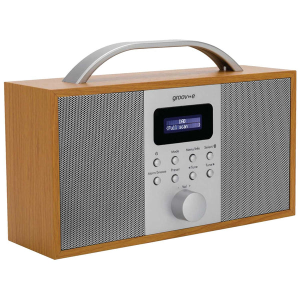 Boston Wood DAB/FM Radio with Bluetooth