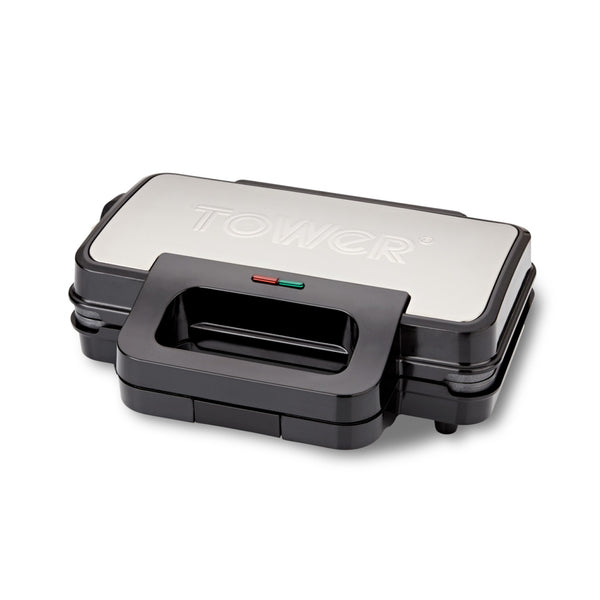 900W Deep Filled Sandwich Maker Stainless Steel