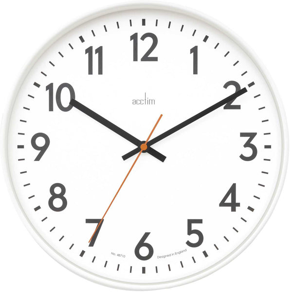 30cm Hugo Wall Clock White