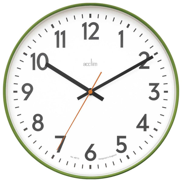 30cm Hugo Wall Clock Grass