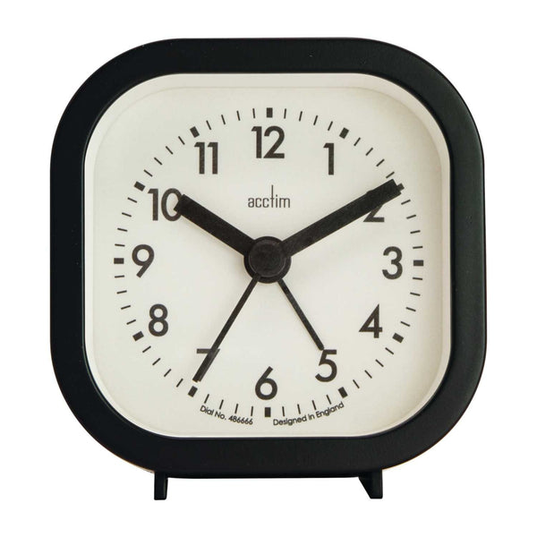 Robyn Square Alarm Clock in Black