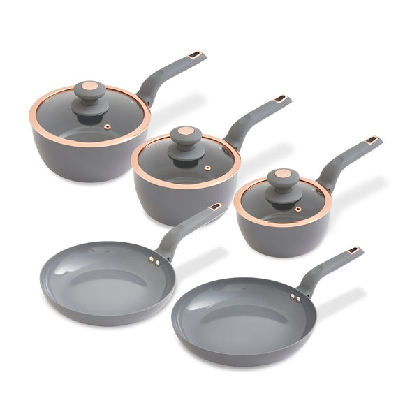 Cavaletto 5 Piece Cookware Set Grey