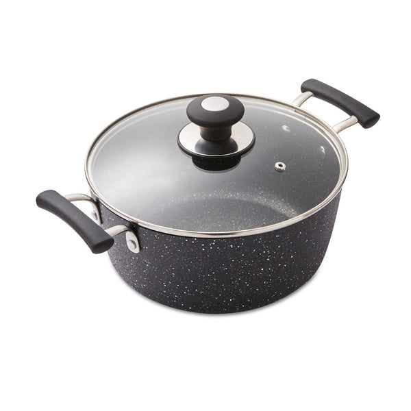 Precision 24cm Non-Stick Stock Pot Black