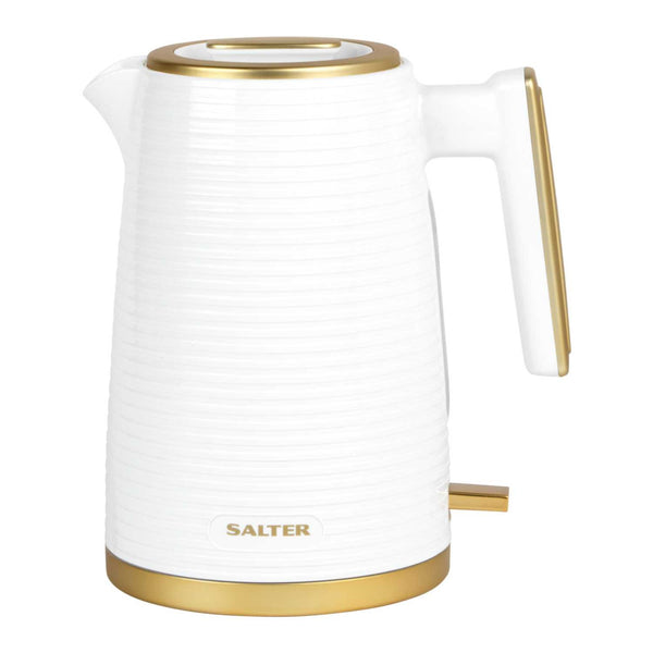 1.7L Palermo Kettle White & Gold