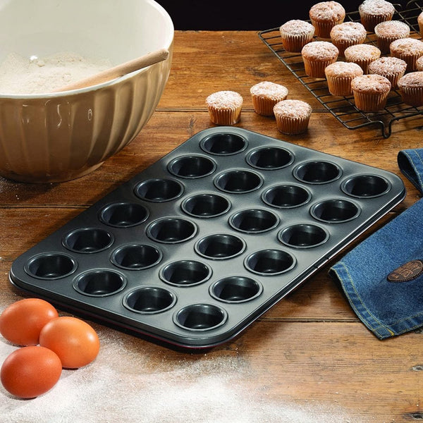 Hairy Bikers 24 Cup Red Cupcake Pan