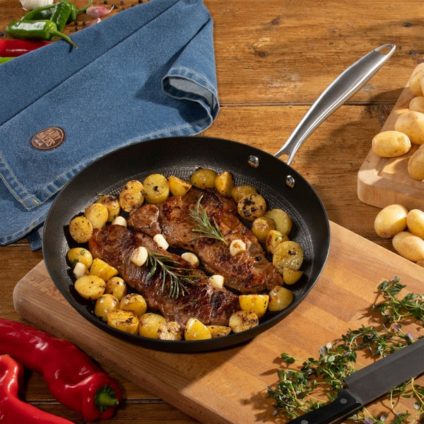 Hairy Bikers 28cm Lightweight Cast Iron Frying Pan