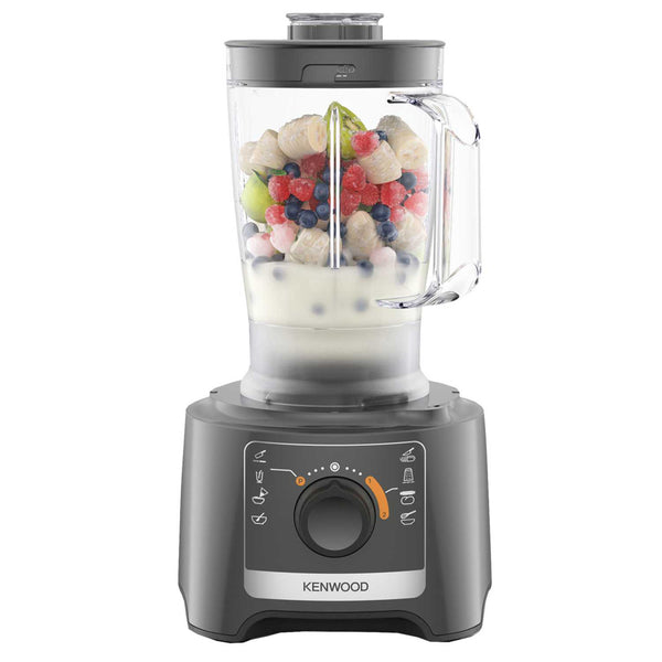 800W MultiPro 2-in-1 Compact Food Processor & Blender Grey